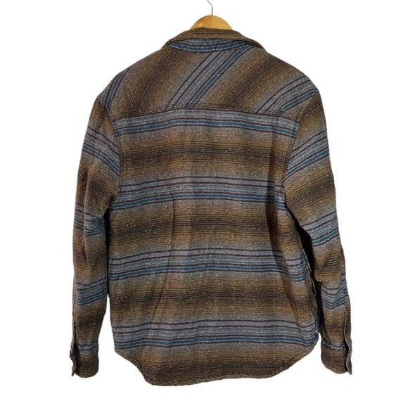 True Grit Brown and Blue Plaid Shirt Jacket - Picture 3 of 7